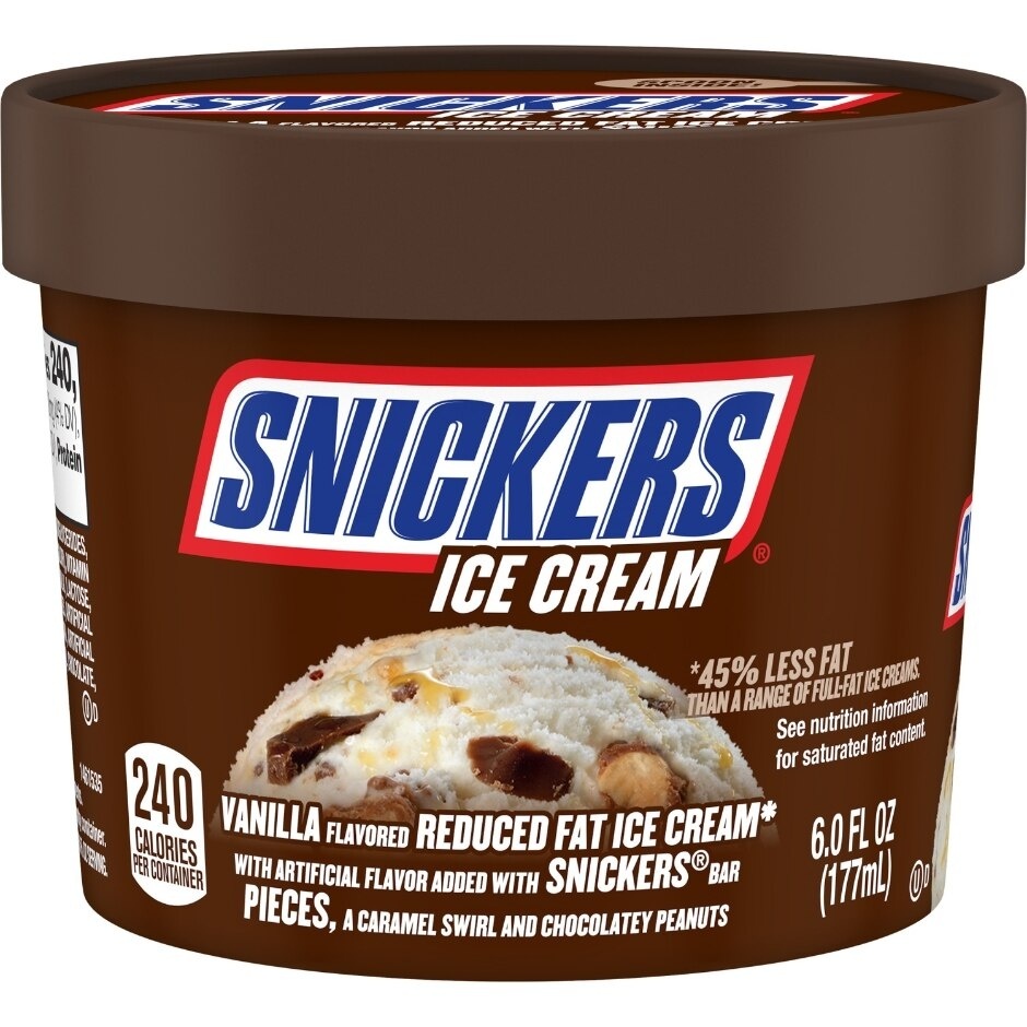 slide 1 of 1, M&M's Vanilla Ice Cream Cup 6Oz, 6 fl oz