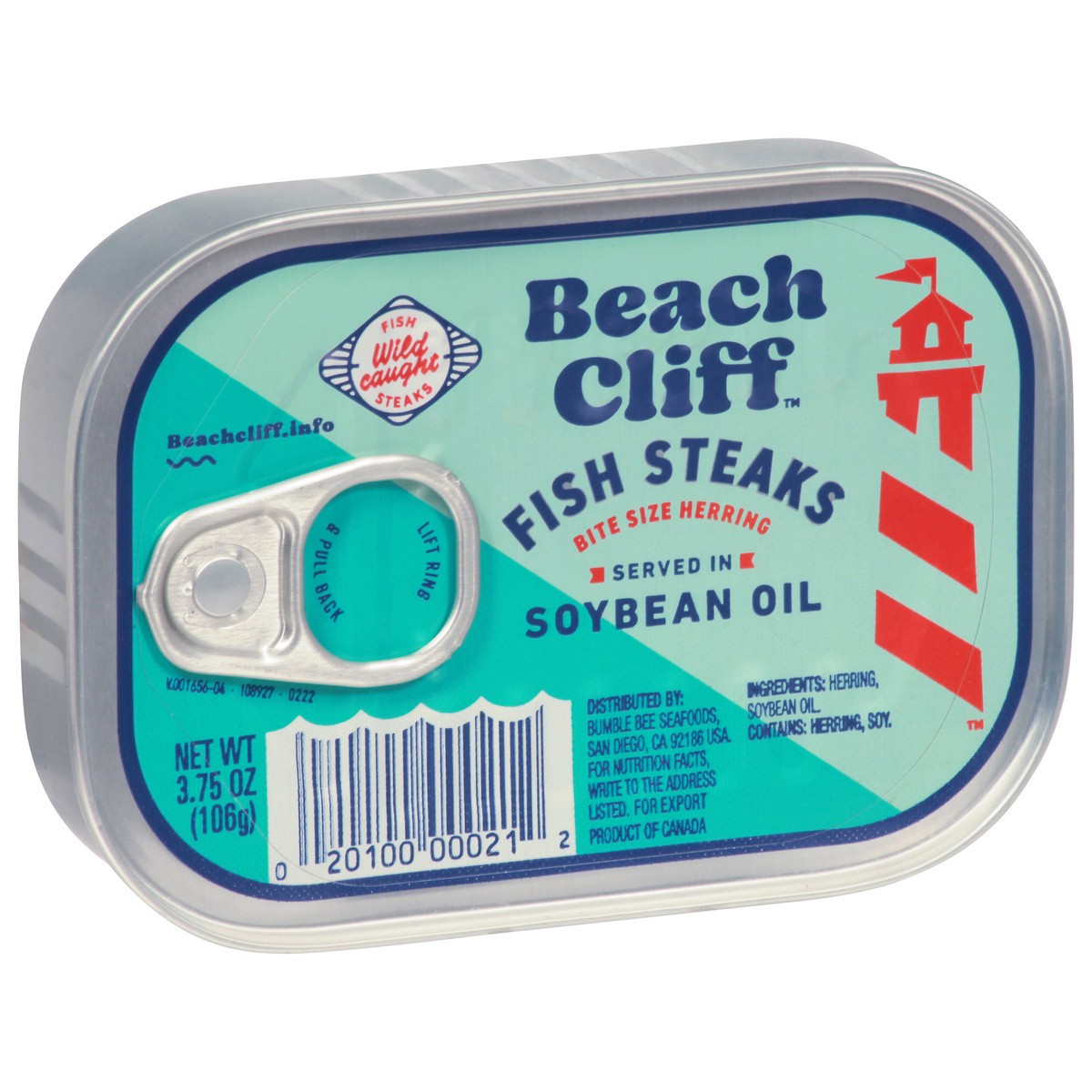 slide 6 of 12, Beach Cliff Fish Steaks In Oil, 3.75 oz