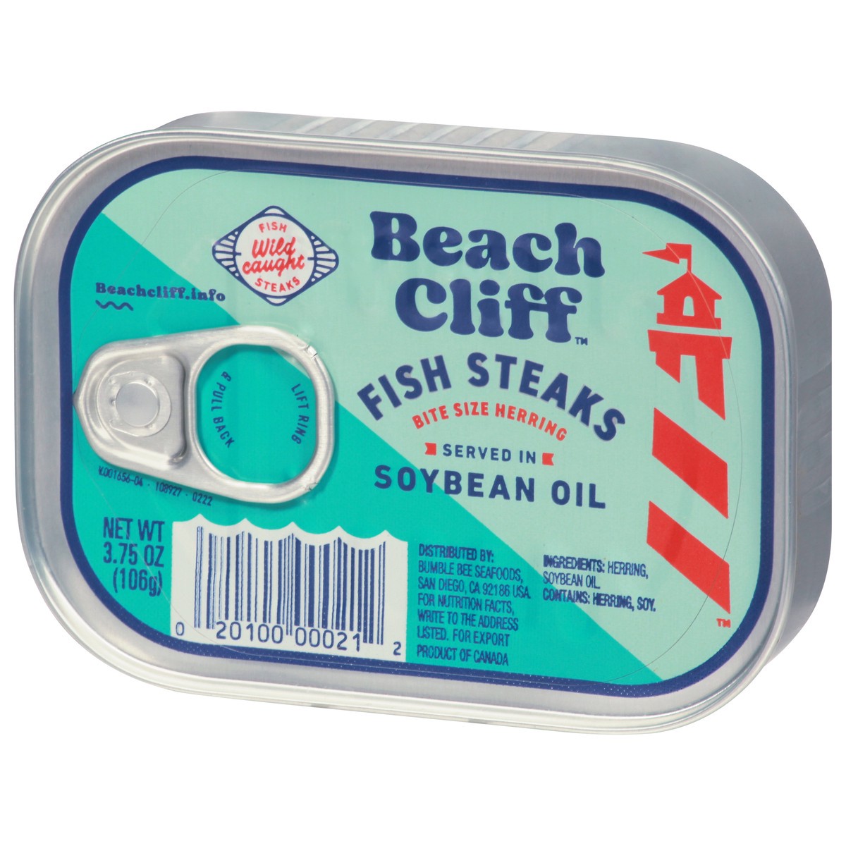 slide 7 of 12, Beach Cliff Fish Steaks In Oil, 3.75 oz