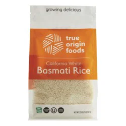 True Origin Foods California White Basmatic Rice 32 Oz