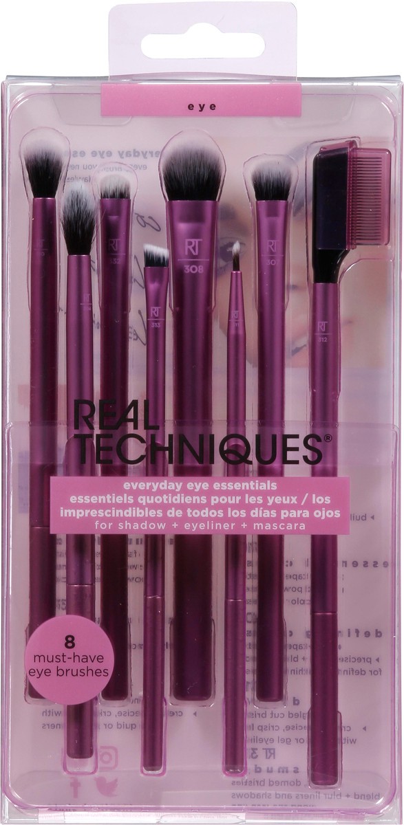 slide 1 of 21, Real Techniques Eye Brushes 8 ea, 8 ct