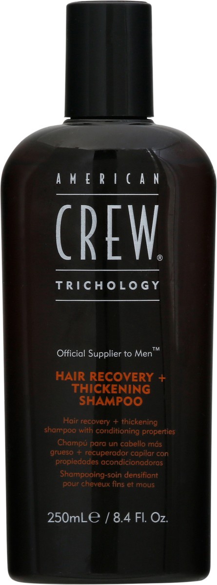 slide 7 of 9, American Crew Trichology Hair Recovery + thickening Shampoo, 8.45 oz