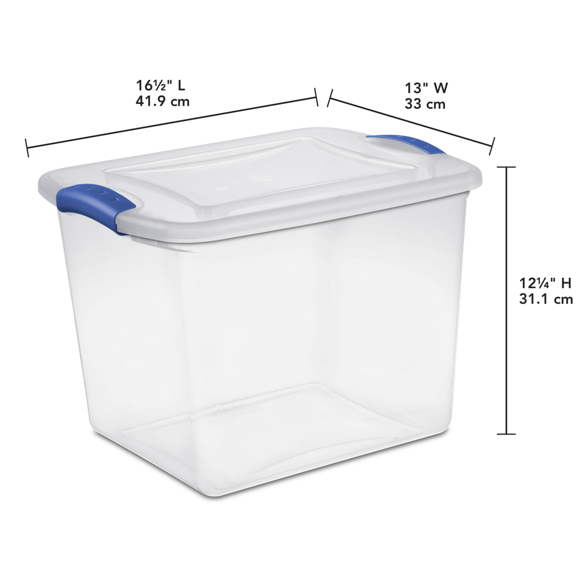 slide 12 of 17, Sterilite Sterlilte Latch Box, 27 qt