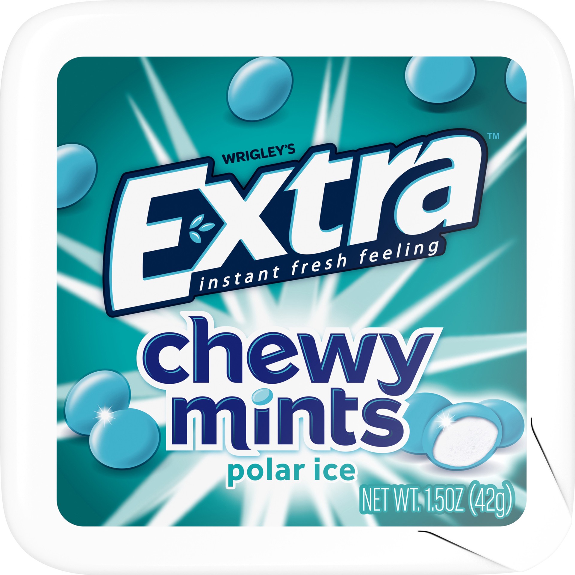 slide 1 of 5, Extra Chewy Mints Polar Ice 1.5-ounce pack, 1.5 oz