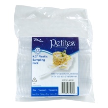 slide 1 of 1, WNA Petites Petite Plastic Forks, 100 ct