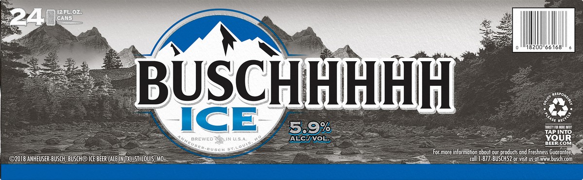 slide 6 of 8, Busch Ice Beer 24 ea, 24 ct