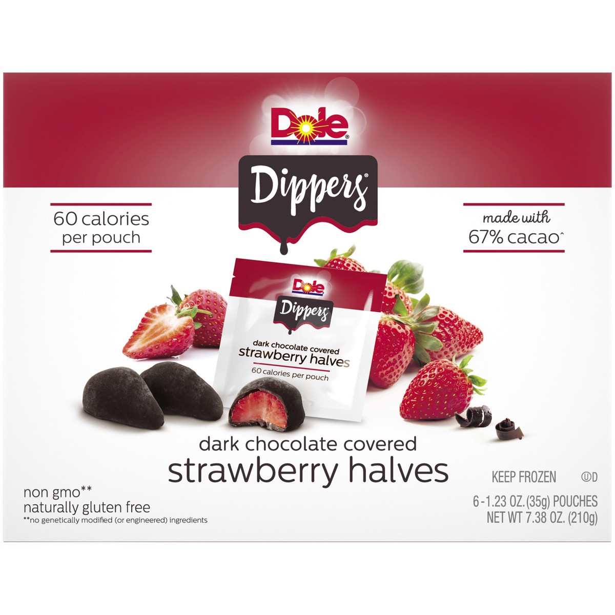 slide 4 of 9, Dole Strawberry Halves, 7.38 oz