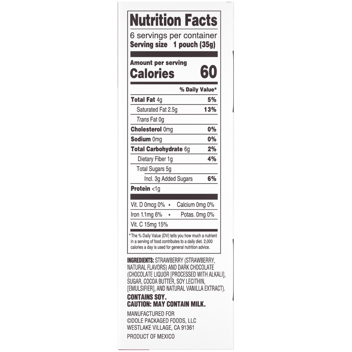 slide 8 of 9, Dole Strawberry Halves, 7.38 oz