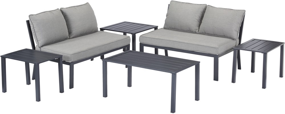 slide 1 of 1, HD Designs Outdoors Indio Loveseat Set, 6 ct