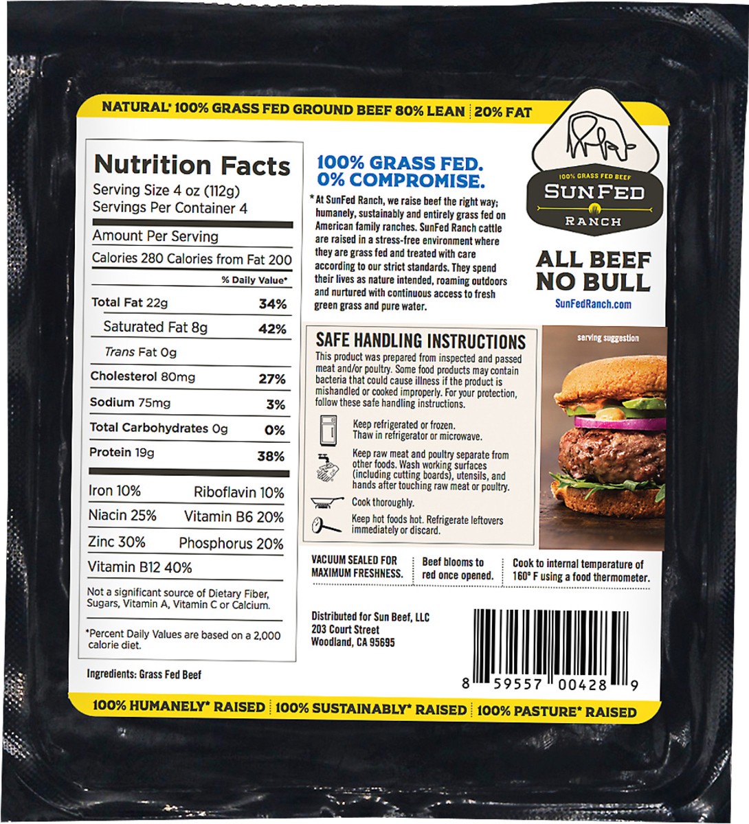 SunFed Ranch Ground Beef | Shipt