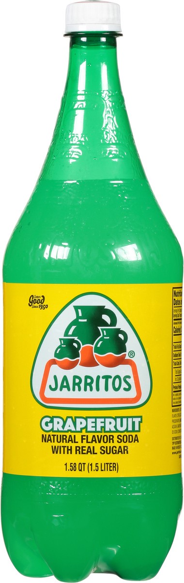slide 4 of 12, Jarritos Grapefruit Soda, 1.5 liter