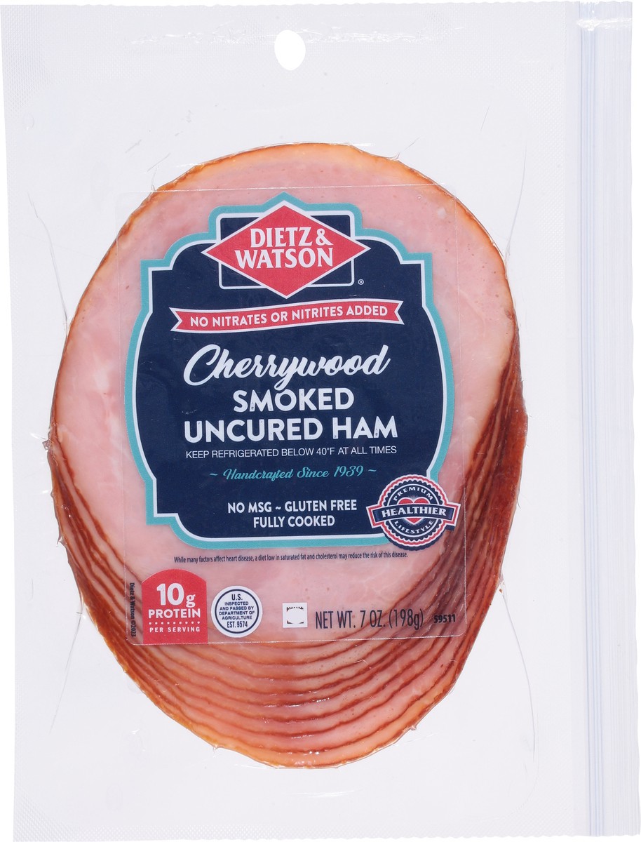 slide 5 of 14, Dietz & Watson Cherrywood Smoked Uncured Ham 7 oz, 7 oz