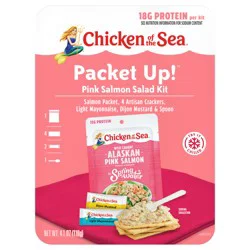 Chicken of the Sea Packet Up! Pink Salmon Salad Kit 4.1 oz