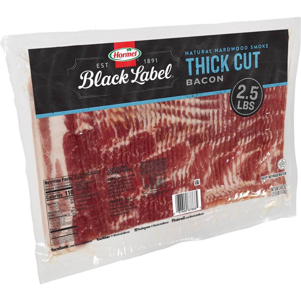 slide 3 of 6, HORMEL BLACK LABEL Thick Cut Bacon Platter, 40 oz