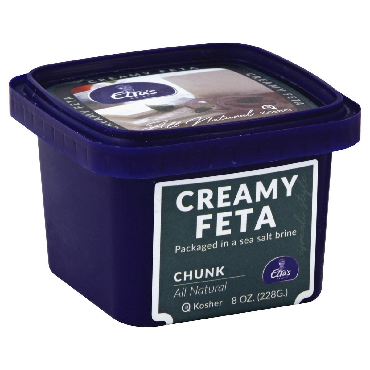 slide 4 of 5, Ezras Dairy Feta 8 oz, 8 oz