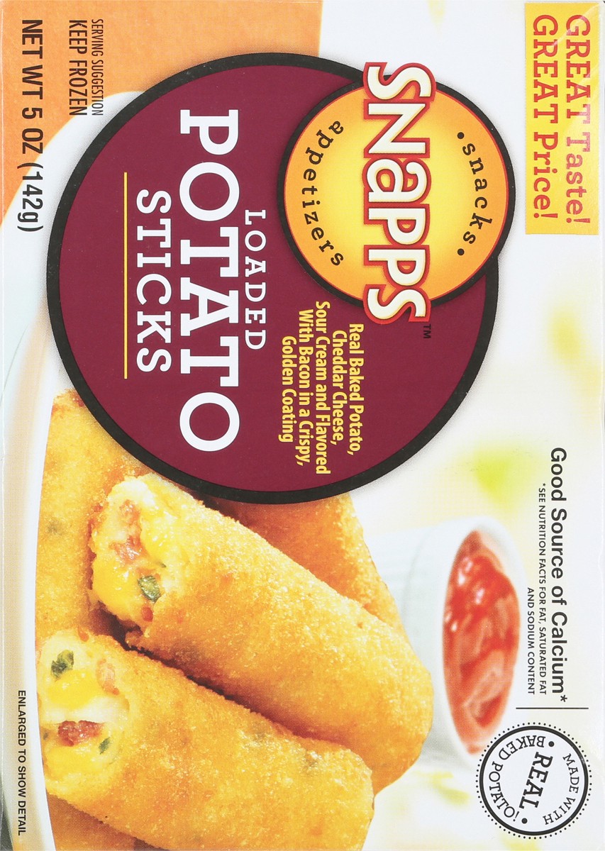 slide 9 of 9, Snapps Loaded Potato Sticks 5 oz, 5 oz