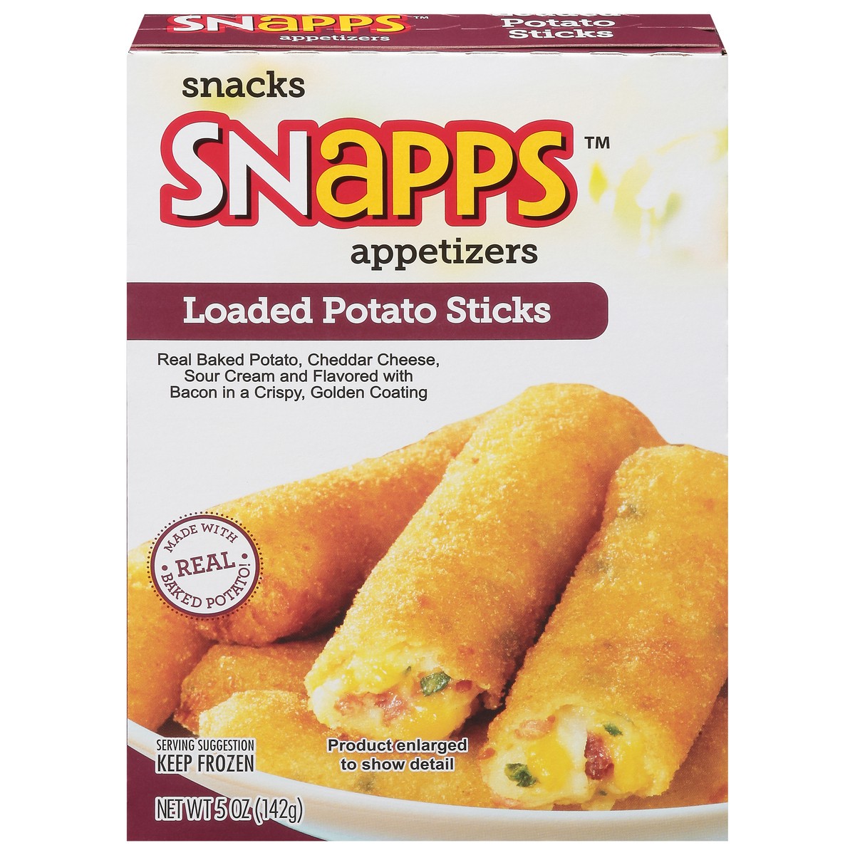 slide 1 of 9, Snapps Loaded Potato Sticks 5 oz, 5 oz