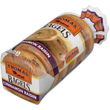 Thomas' Cinnamon Raisin Bagels