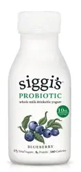 siggi's Probiotic Drinkable Whole Milk Yogurt, Blueberry, 8 fl. oz.