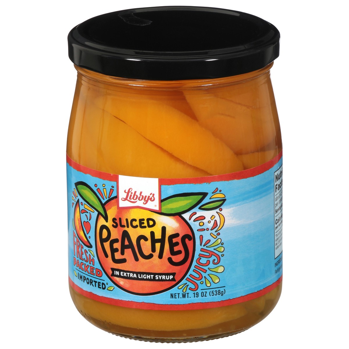 slide 4 of 4, Libby's Sliced Peaches in Light Syrup 19 Ounces, 19 oz