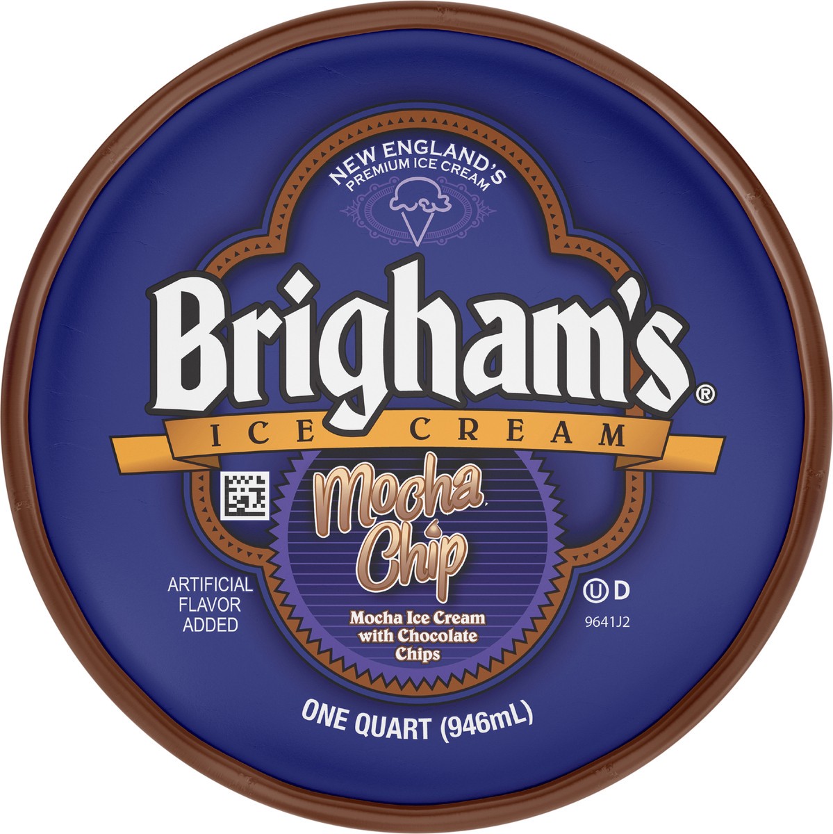 slide 11 of 11, Brigham's Ice Cream Mocha Chip, 1 qt