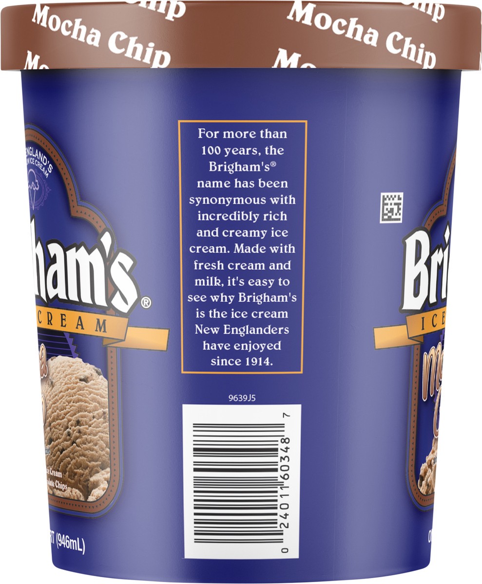 slide 6 of 11, Brigham's Ice Cream Mocha Chip, 1 qt