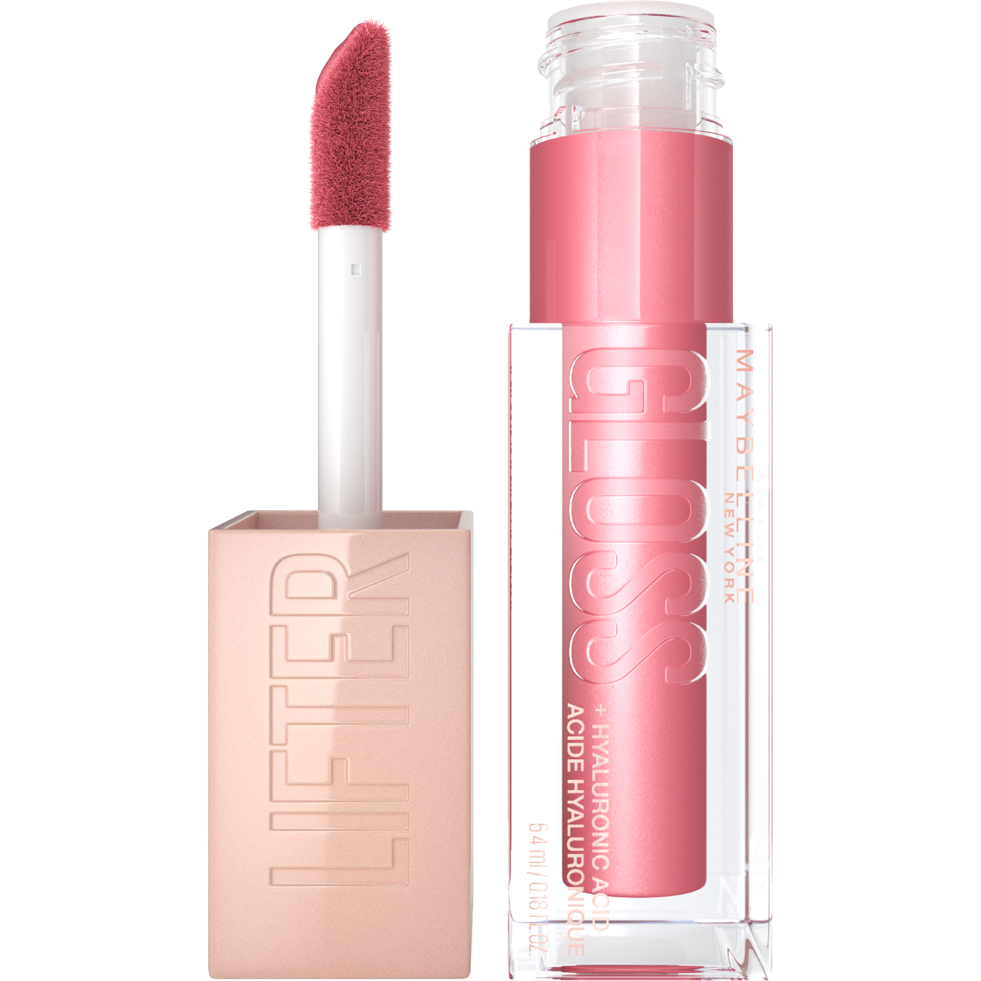 slide 1 of 7, Maybelline Lifter Gloss Plumping Lip Gloss with Hyaluronic Acid - 5 Petal - 0.18 fl oz, 0.18 fl oz