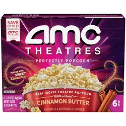 AMC Theatres Perfectly Popcorn Cinnamon Butter Popcorn
