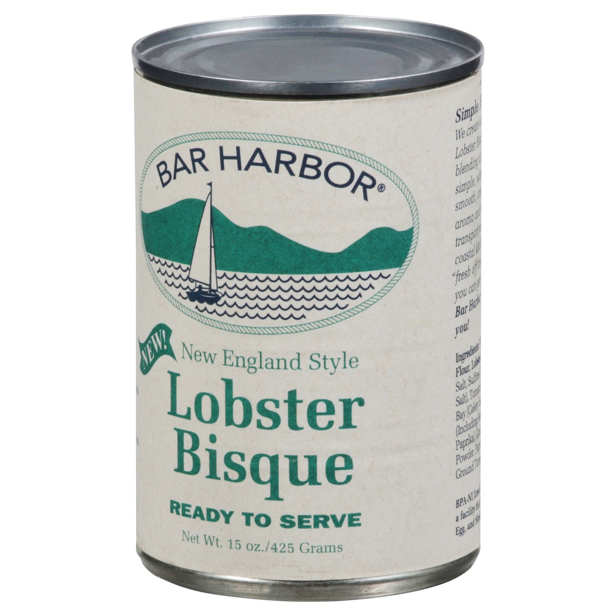 slide 9 of 9, Bar Harbor Soup Lobster Bisque, 15 oz