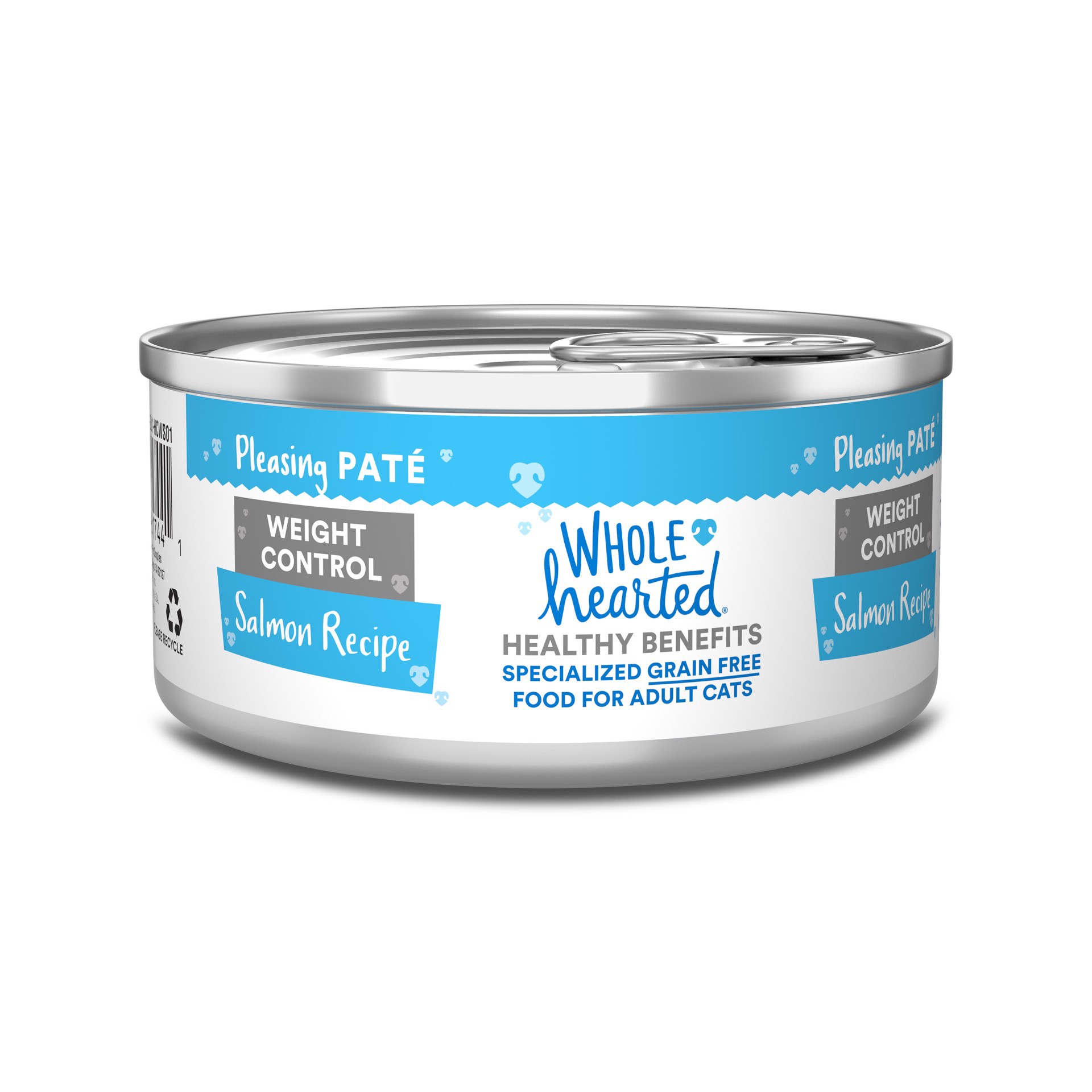 slide 1 of 1, WholeHearted Weight Control Salmon Recipe Adult Wet Cat Food, 5.5 oz., 5.5 oz