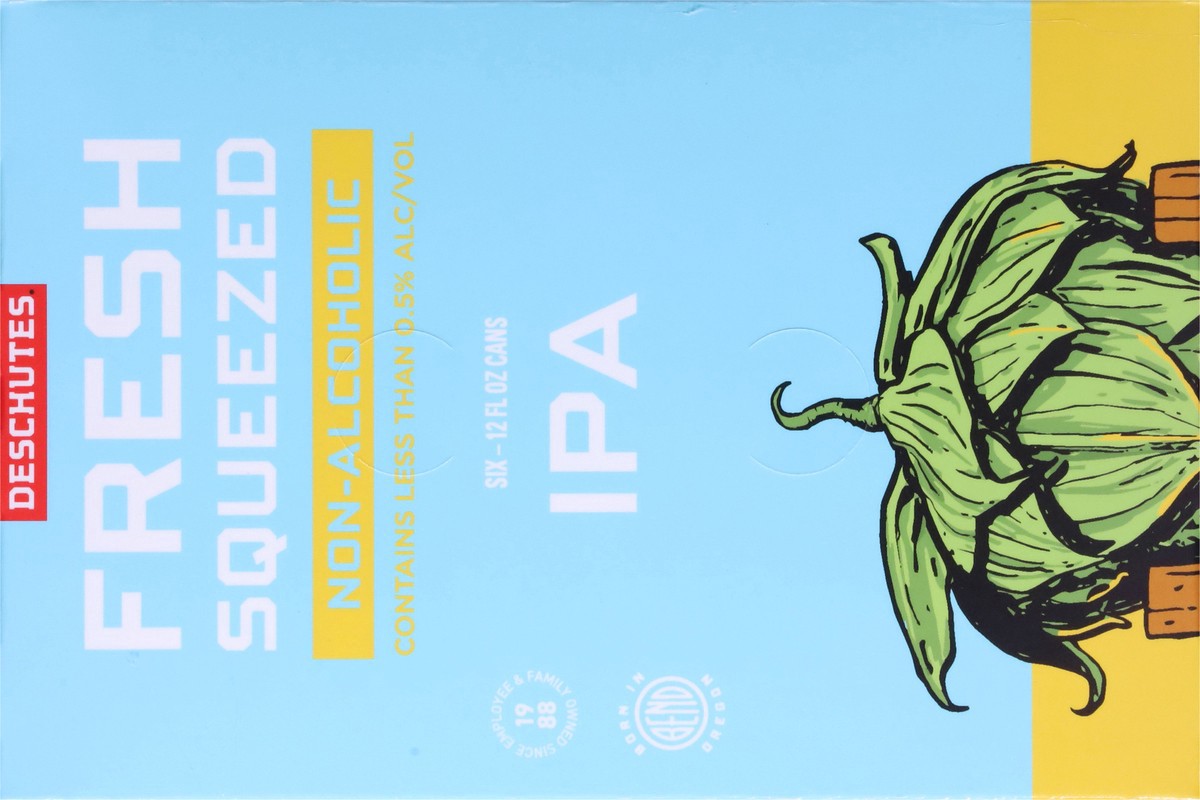 slide 6 of 11, Deschutes Brewery Fresh Squeezed, Non-Alcoholic IPA, Craft Beer, 0.5%ABV, 6 ct