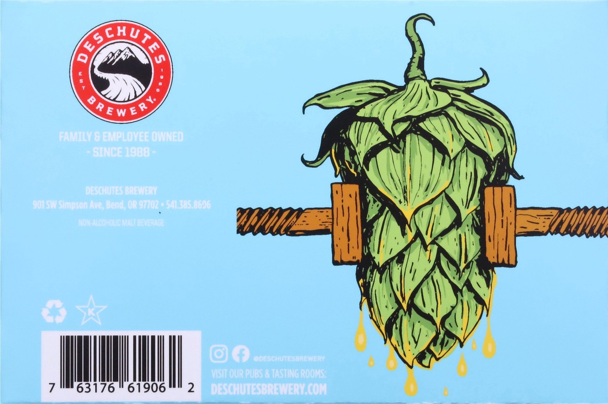 slide 5 of 11, Deschutes Brewery Fresh Squeezed, Non-Alcoholic IPA, Craft Beer, 0.5%ABV, 6 ct