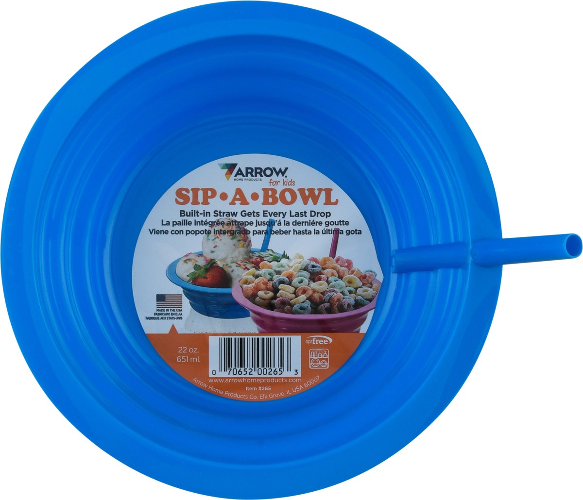 slide 1 of 9, NON BRAND Sip-A-Bowl 22Oz, 1 ct