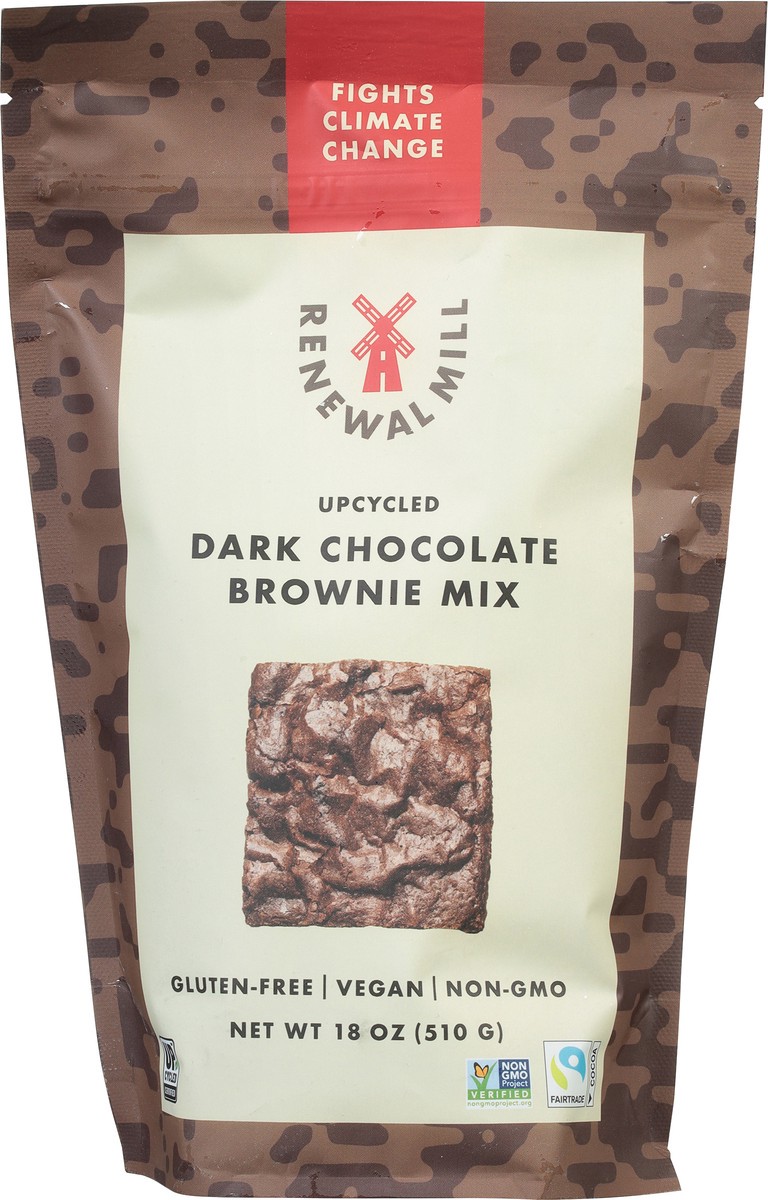 slide 10 of 13, Renewal Mill Upcycled Dark Chocolate Brownie Mix 18 oz,