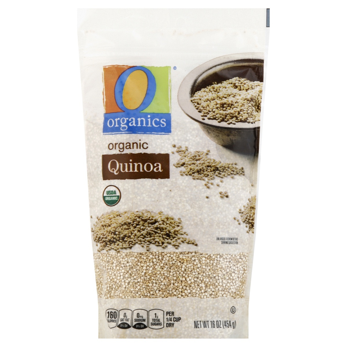 slide 1 of 2, O Organics Organic Quinoa, 16 oz