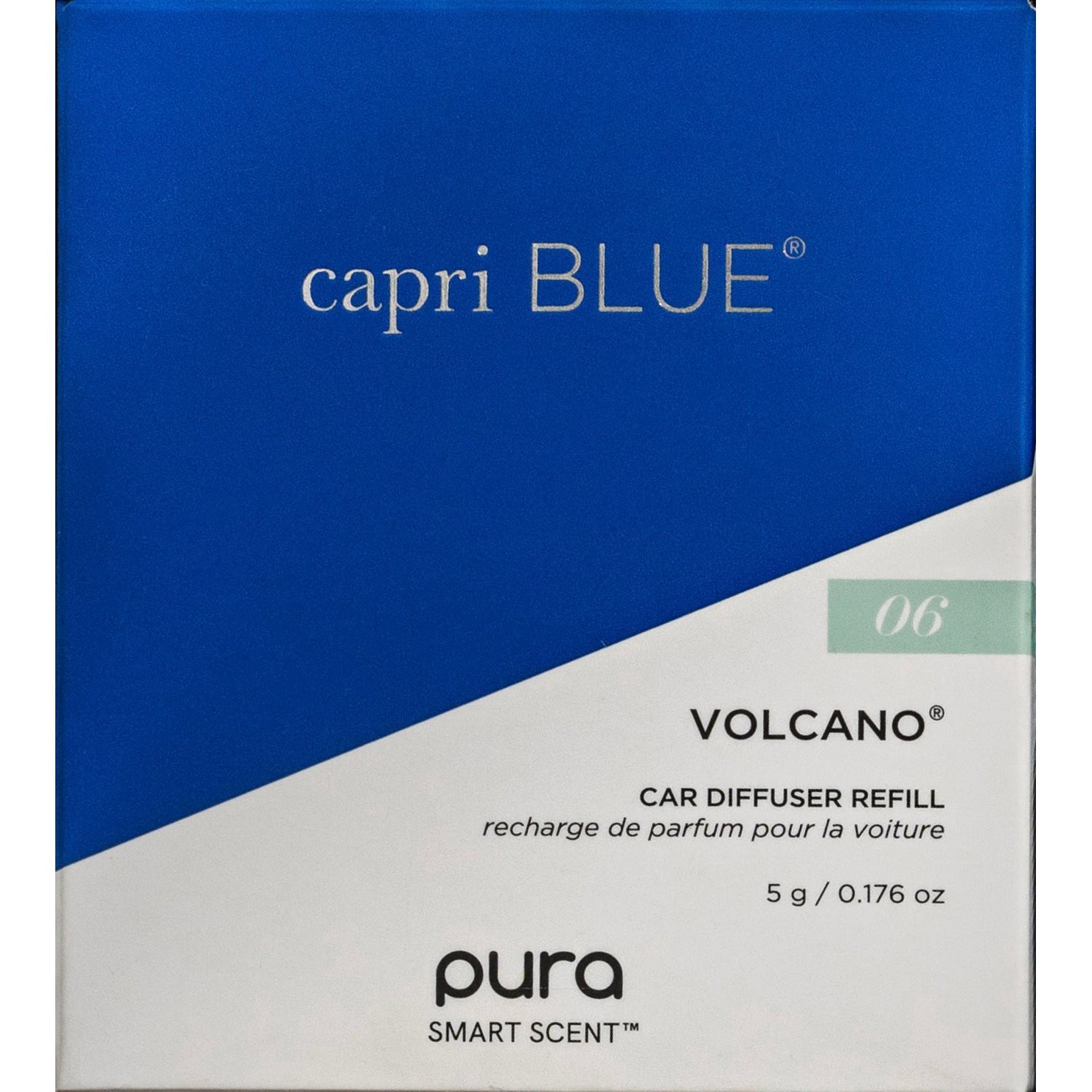 slide 1 of 1, Pura Capri Blue Volcano Car Diffuser Refill, 0.17 oz