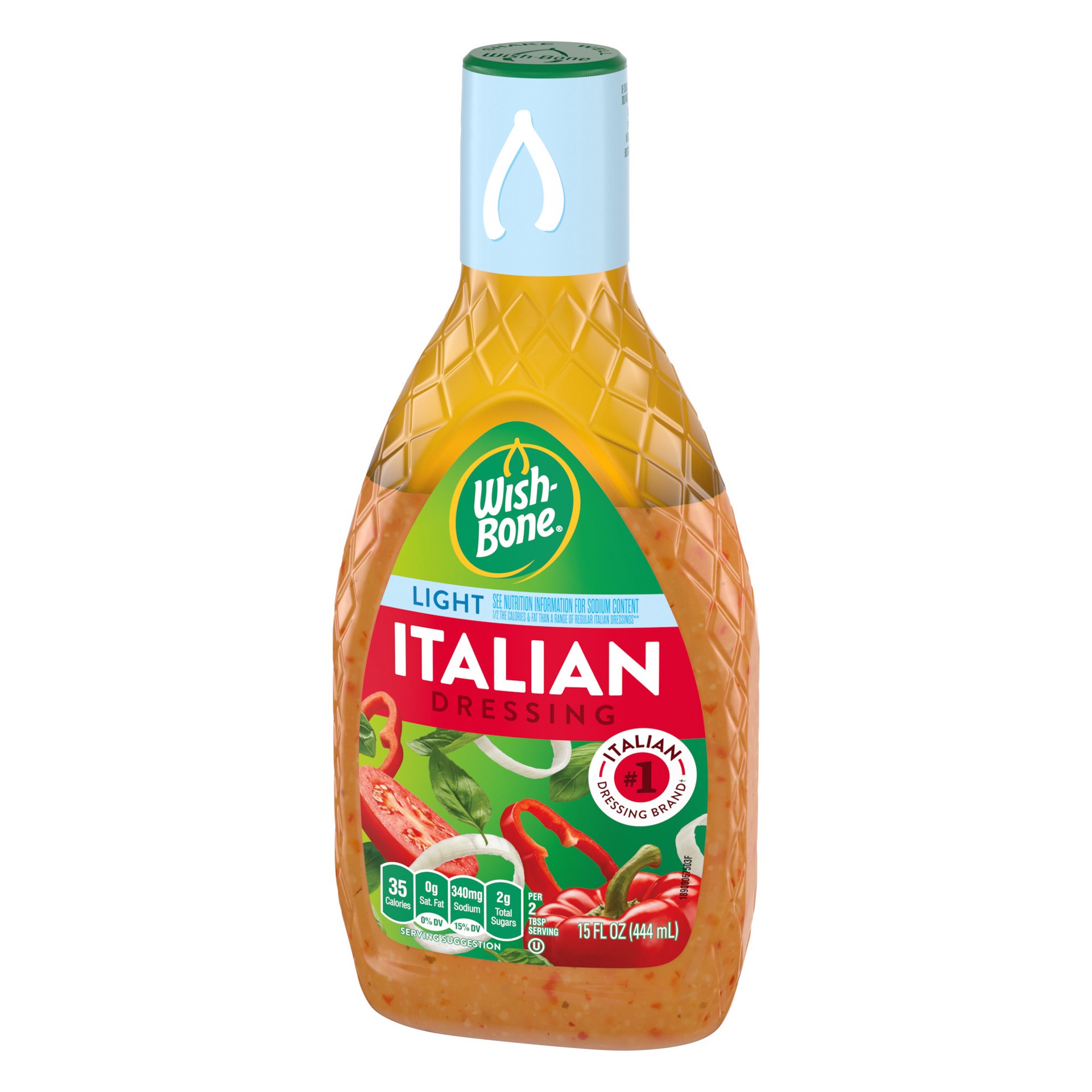 slide 3 of 5, Wish-Bone Light Italian Dressing 15 fl oz, 15 fl oz