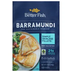The Better Fish Simply Skinless Fillets Barramundi