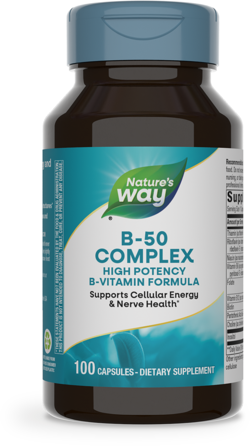 slide 1 of 3, Nature's Way B-50 Complex, 100 ct