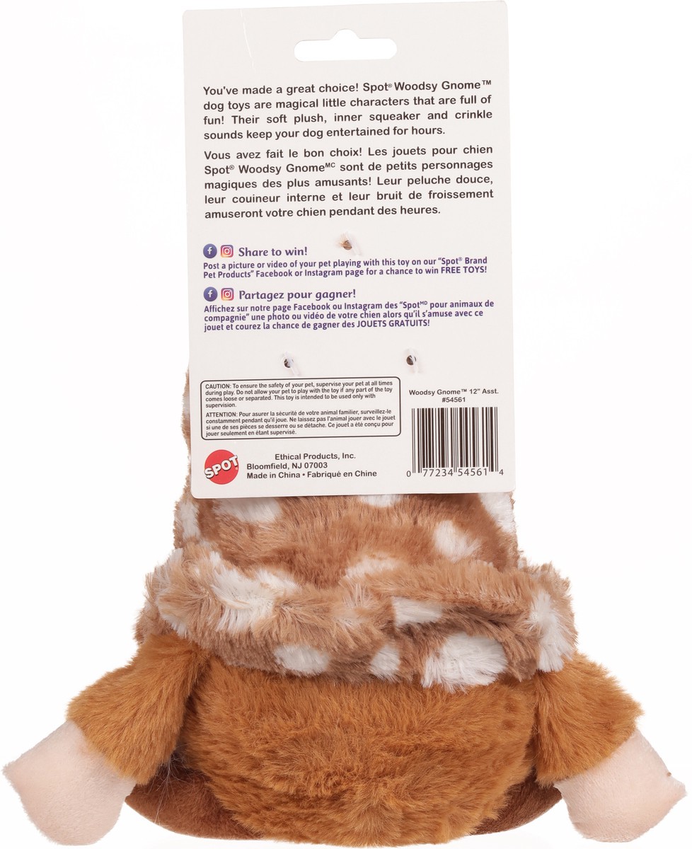 slide 6 of 12, SPOT Woodsy Gnome Plush Dog Toy 12 Inch 1 ea, 1 ct
