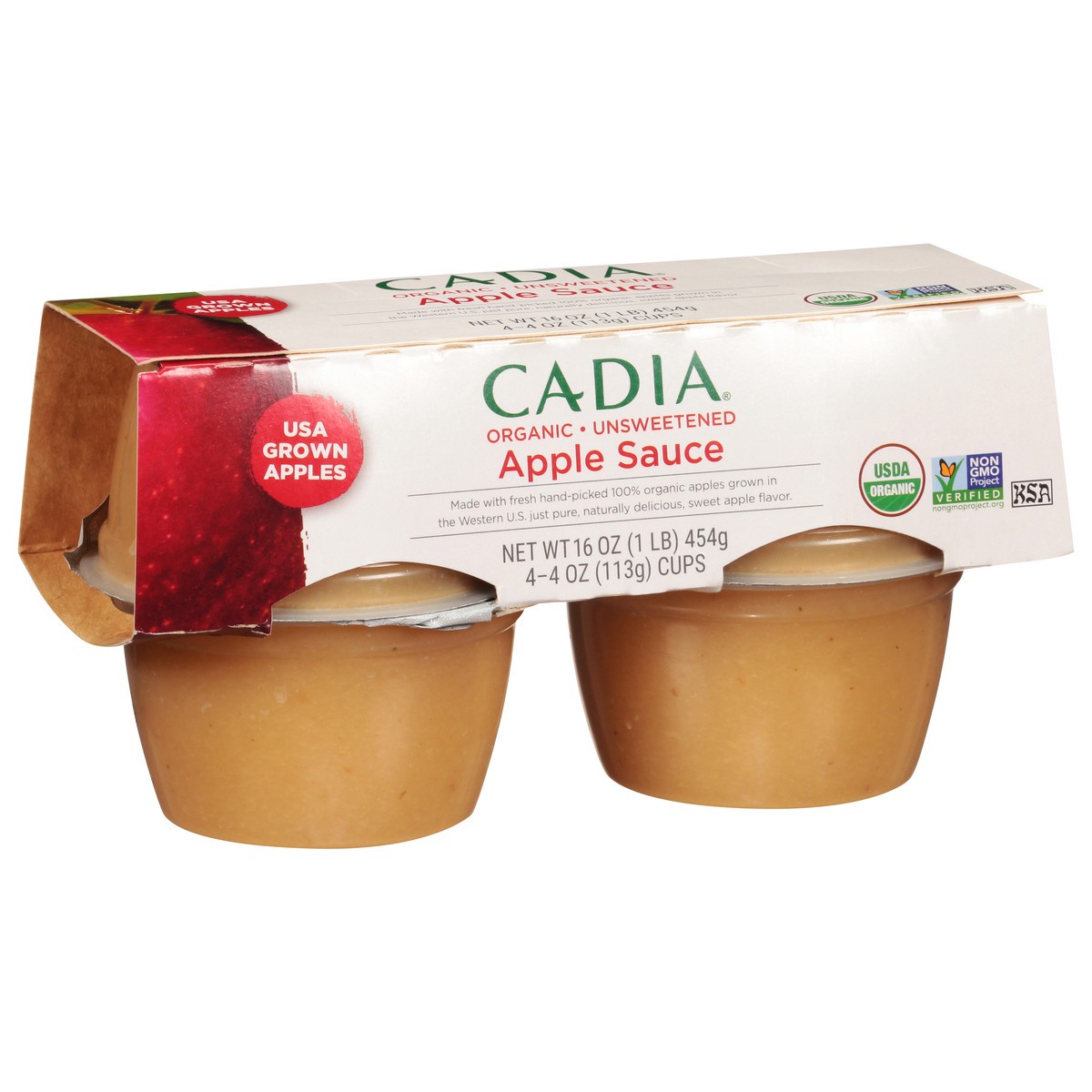 slide 6 of 14, Cadia Applesauce Cup, 1 ct