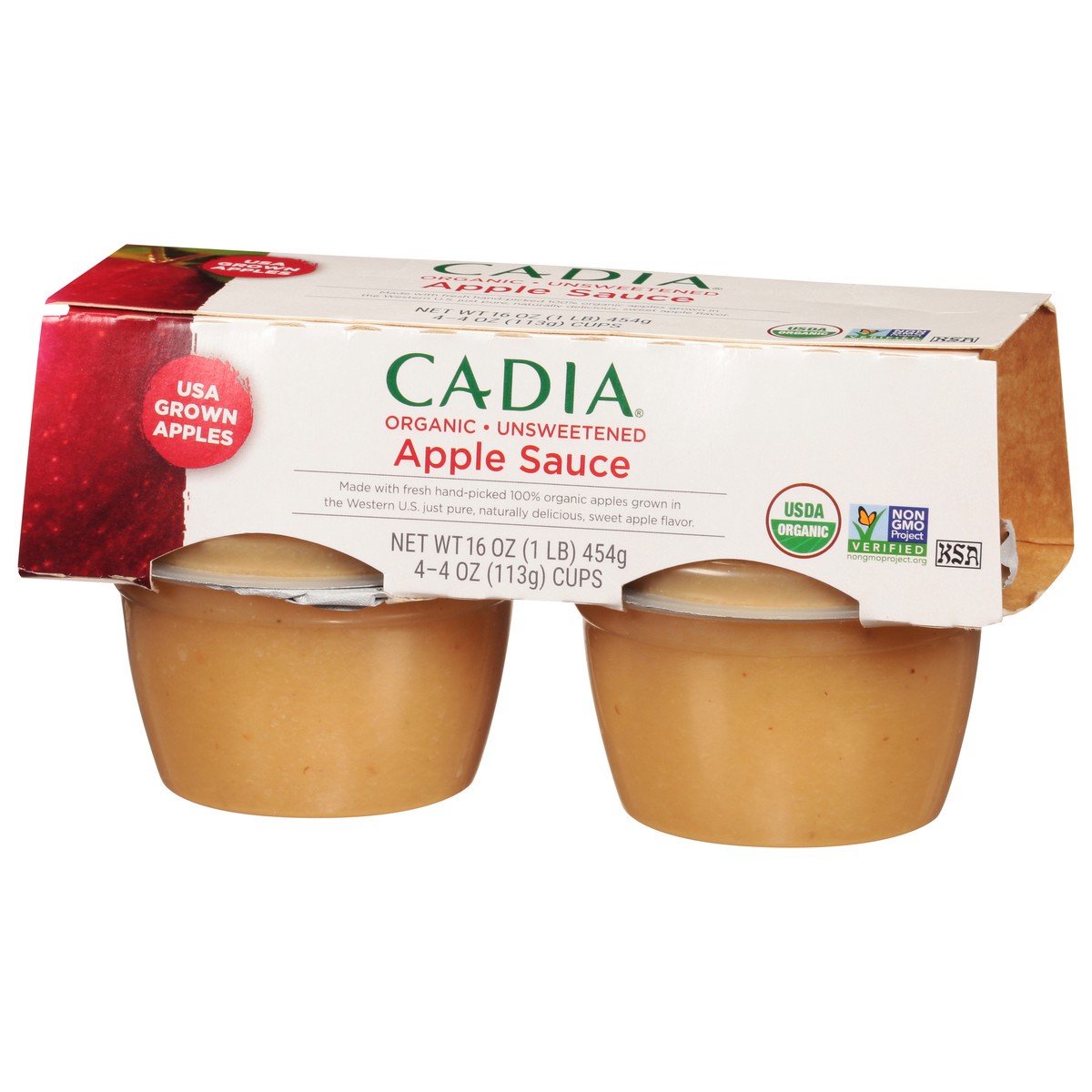 slide 8 of 14, Cadia Applesauce Cup, 1 ct