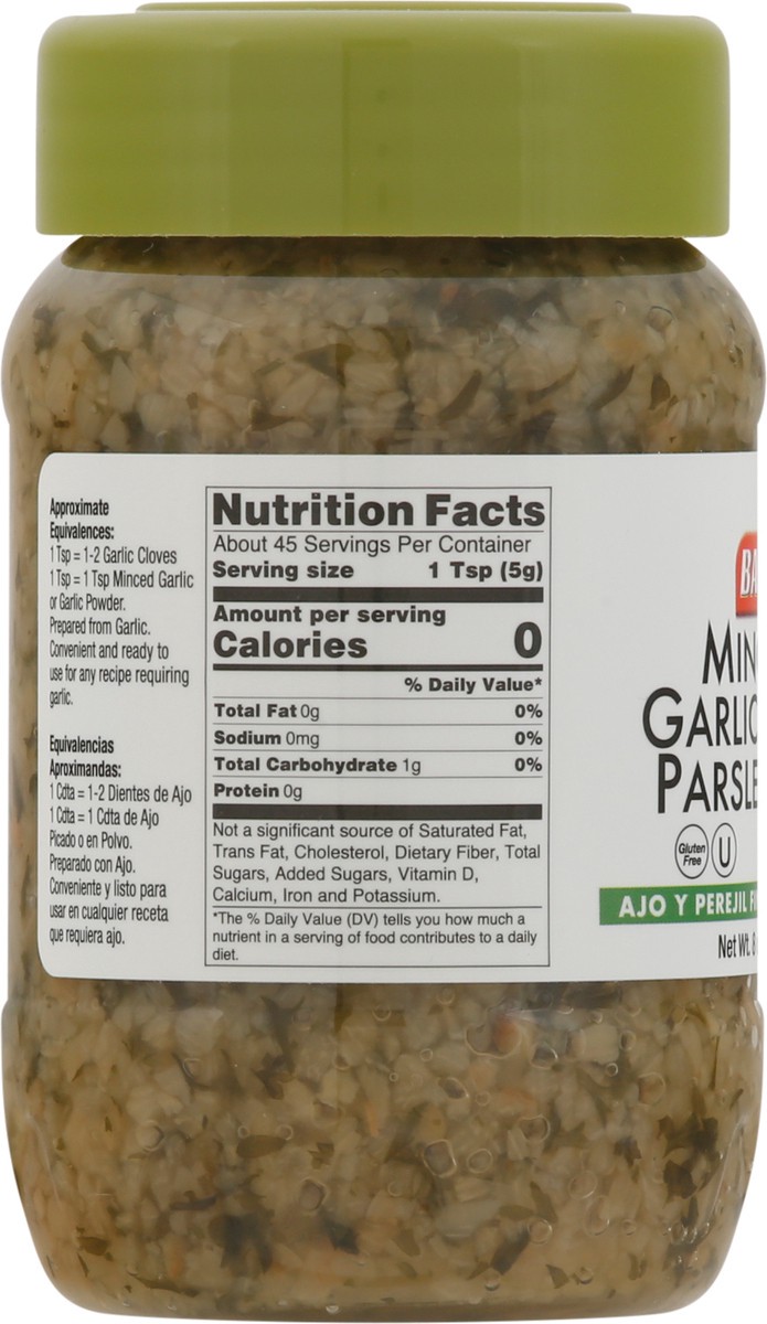 slide 7 of 9, Badia Minced Garlic And Parsley, 8 oz