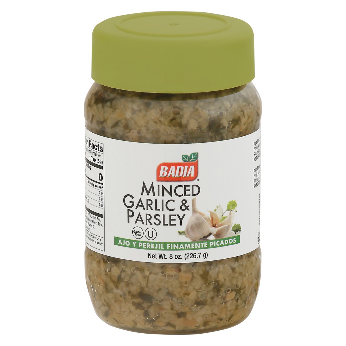 slide 1 of 9, Badia Minced Garlic And Parsley, 8 oz