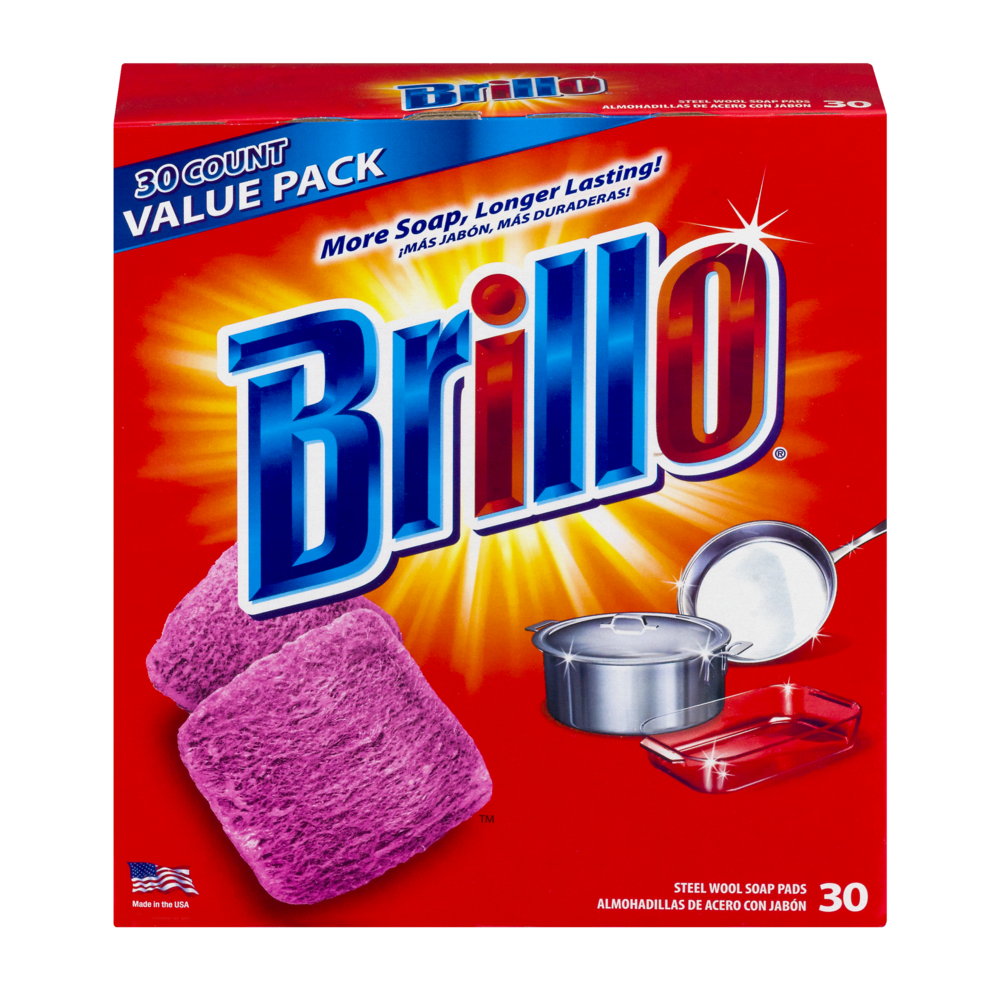 slide 1 of 1, Brillo Soap Pads, 30 ct