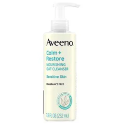 Aveeno Calm & Restore Nourishing Oat Cleanser - 7.8 Oz