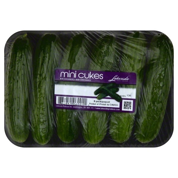 slide 1 of 1, Lakeside 6 Ct Mini Cucumbers, 16 oz