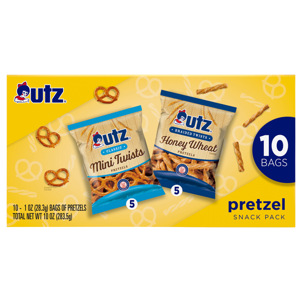 slide 1 of 1, Utz 10 oz Utz Pretzel 10 Ct Variety Pack, 10 ct