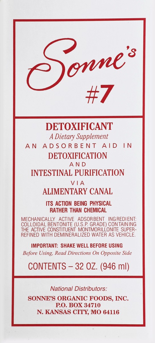 slide 1 of 1, Sonne's Detoxificant 32 oz, 32 oz