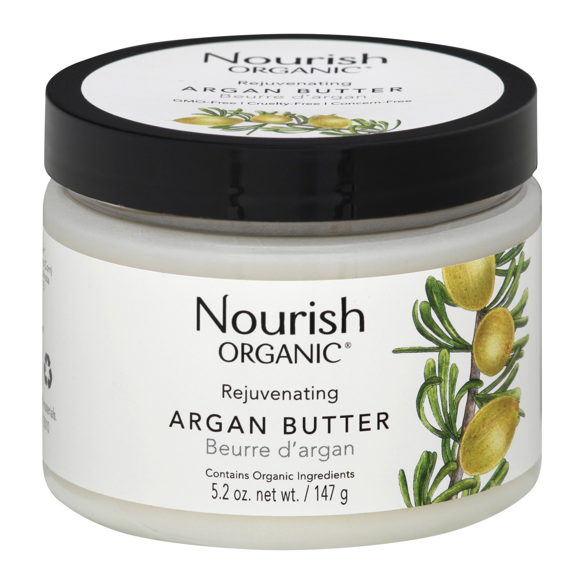 slide 8 of 10, Nourish Organic Argan Butter 5.2 oz, 5.2 oz